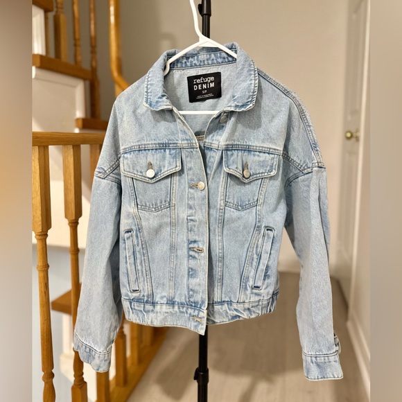 refuge Jackets & Blazers - Refuge Denim Jacket/ size small